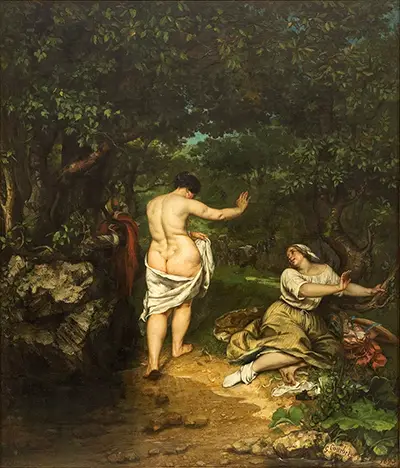 The Bathers Gustave Courbet
